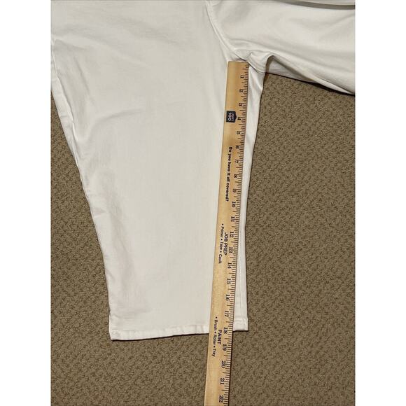 NYDJ Women’s 22 W Stretch White Denim Capri W - Picture 5 of 14